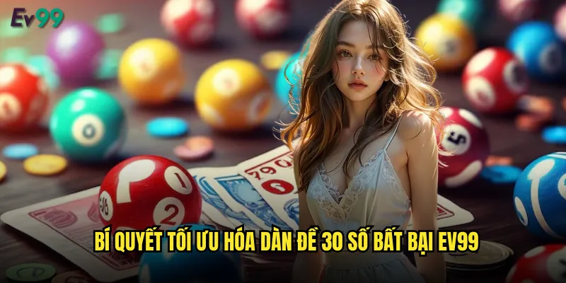Bí quyết tối ưu hóa dàn đề 30 số bất bại ev99