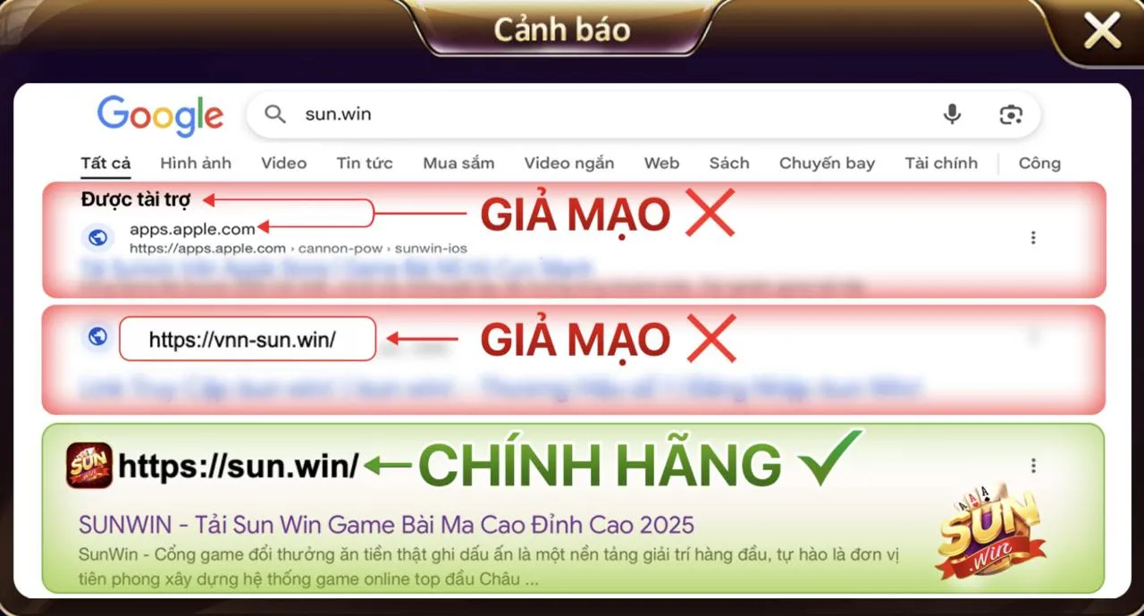 Hướng dẫn phân biệt Sunwin